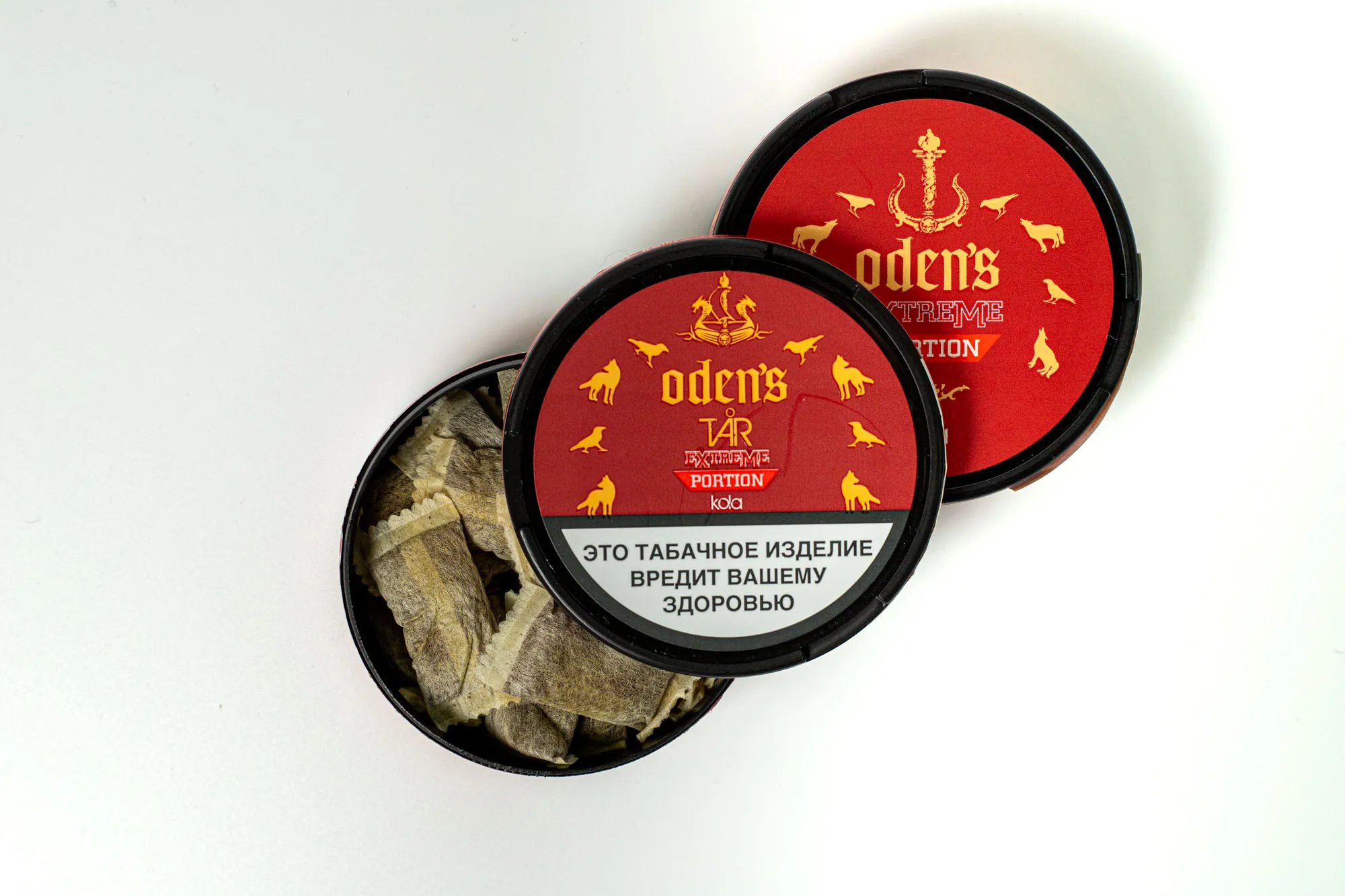 Акцизный жевательный табак ODEN’S TAR COLA (16 г.) снюс оденс